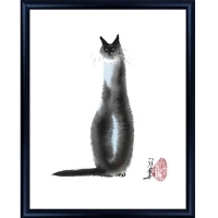 Постер "Chinese Cat", 24 см х 30 см артикул 7117b.
